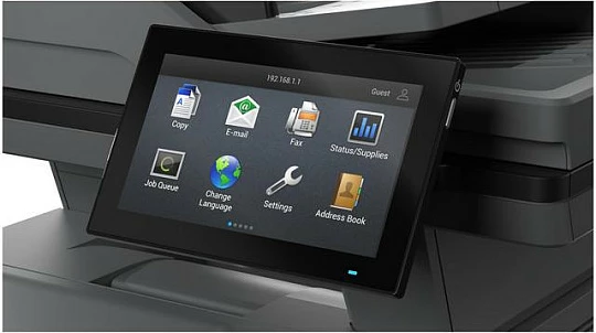 Printer multifunksional Lexmark MX632adwe, laser mono A4, duplex, ADF 100 fletë, ekran me prekje 7", gri/zezë