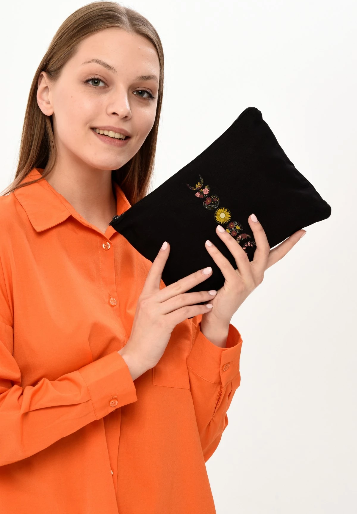 Çantë make-up Zoozie Bags, e zezë, 25x18cm