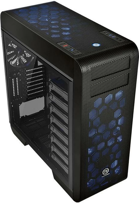 Kasë Thermaltake Core V71 TG Edition CA-1B6-00F1WN-04 Full Tower, Tempered Glass, E-ATX/ATX, e zezë