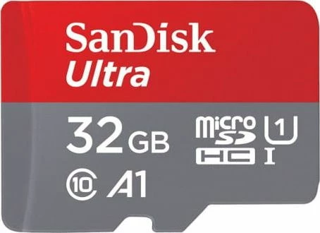 Kartë memorie microSDHC SanDisk Ultra SDSQUA4-032G-GN6MA 32GB Class 10 UHS-I/U1 A1, me adapter SD