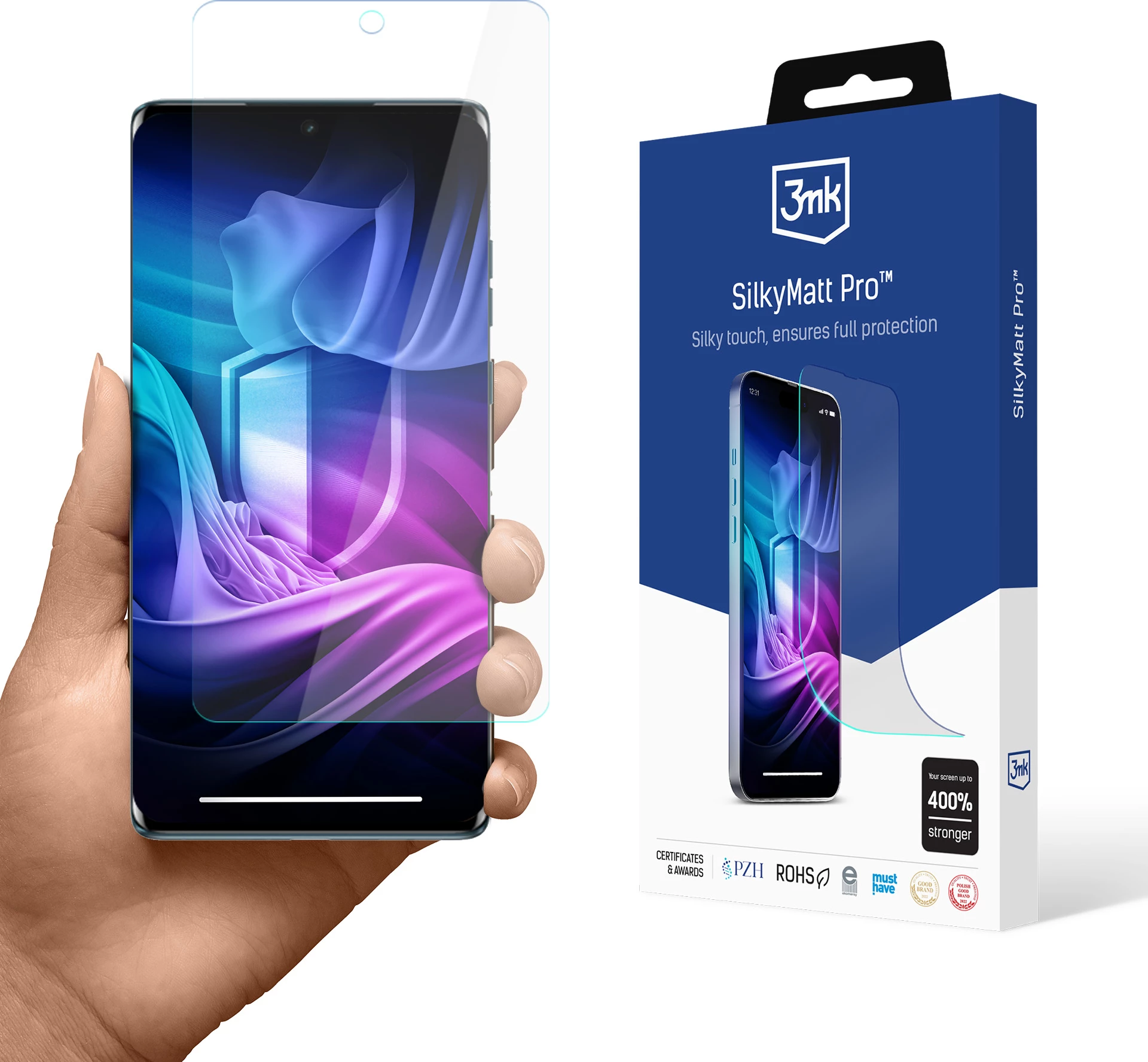 Folie mbrojtëse mat për ekran, 3mk Silky Matt Pro, për Motorola Edge 50 Fusion