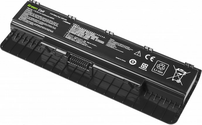 Bateri laptopi Green Cell për Asus G551 G551J G551JM G551JW G771 G771J G771JM G771JW N551 N551J N551JM N551JW, e zezë