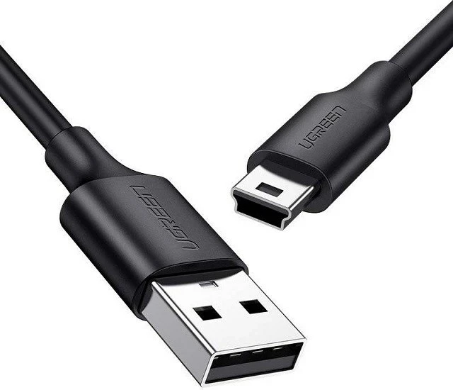Kabllo USB UGREEN US132, mini-USB, 3m, e zezë