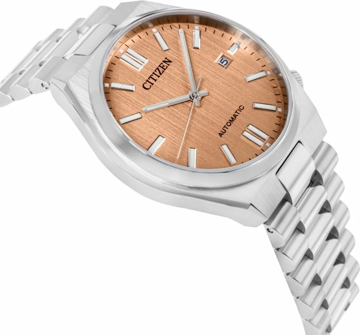 Orë dore për meshkuj CITIZEN Tsuyosa NJ0159-86Z, kafe, me kuti