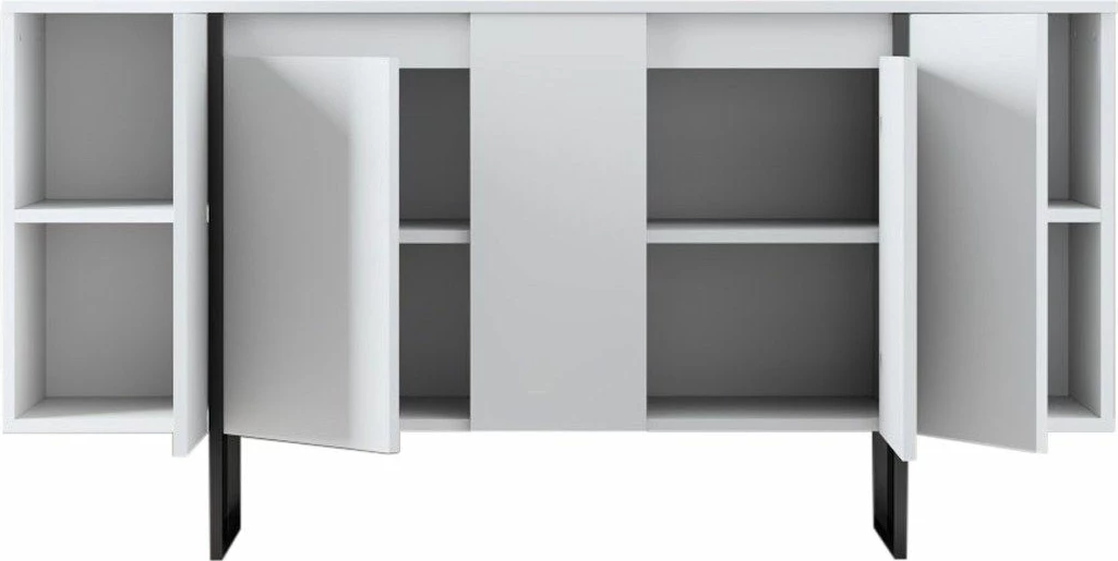 Konsol modern, ngjyrë bardhë e zi, Skye Decor, Luxe