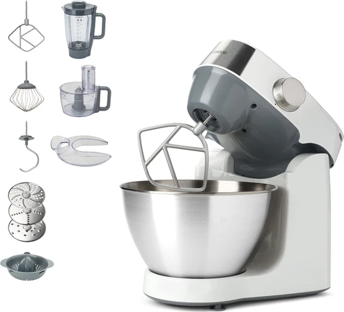 Robot kuzhine Kenwood Prospero+ 1000 W, tas 4.3 L, Inoks/Bardhë, set me aksesorë