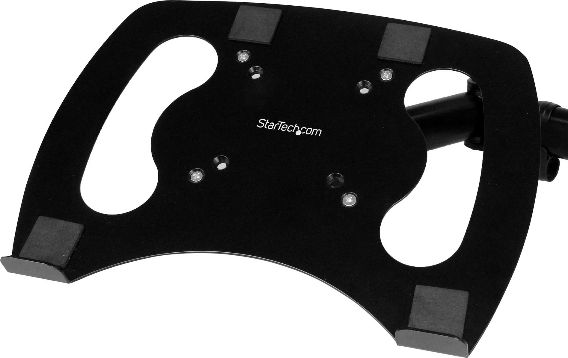 Krah monitori StarTech, clamp për tavolinë, për monitor deri 27" + mbajtës laptopi, 8 kg, alumin/zi