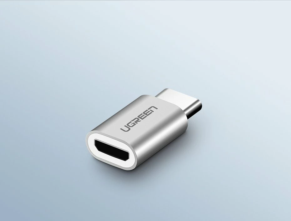 Adapter Ugreen micro USB në USB Type-C, i zi