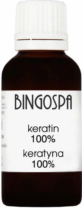 Keratin për flokë dhe thonj BingoSpa Liquid Keratin 100% Cosmetic për femra, 30ml