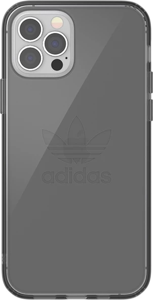 Mbështjellës Adidas OR Protective Clear Case për iPhone 12 / iPhone 12 Pro, i tejdukshëm, i zi