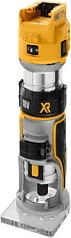 Router elektrik DeWALT 18V XR Brushless, bazë fikse, pa kabllo, zi/verdhe