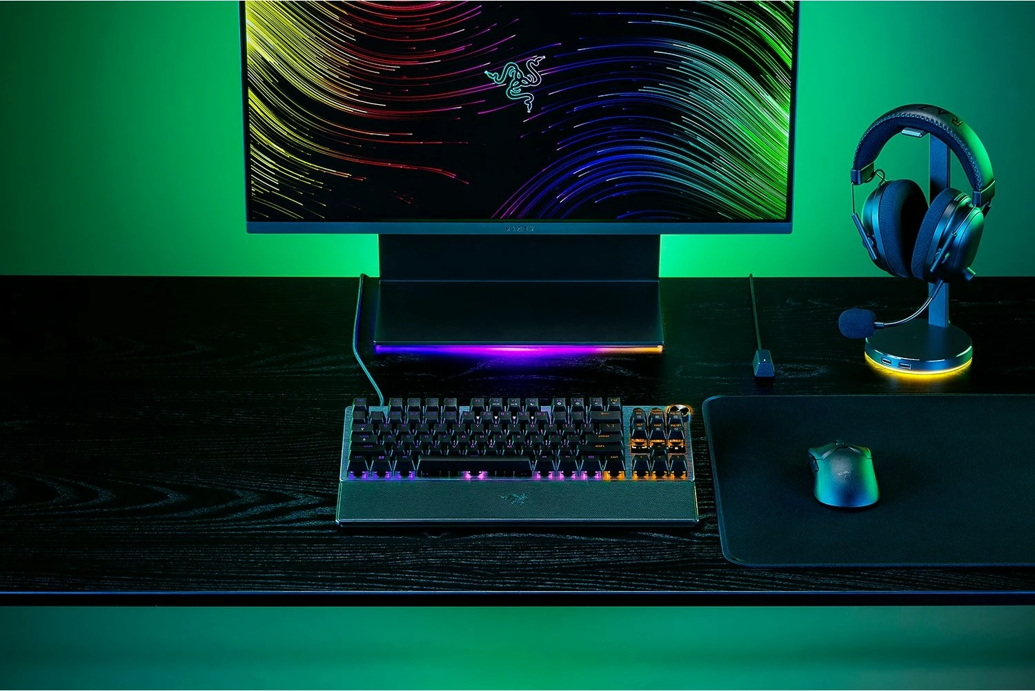 Tastierë Razer Huntsman V3 Pro Tenkeyless, RGB, DE