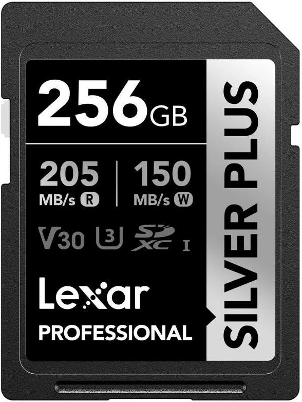 Kartelë Lexar Professional SILVER Plus 256GB SDXC, UHS-I U3 A2 4K V30