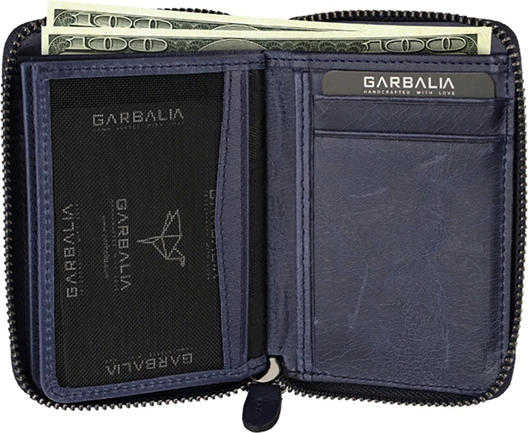 Portofol unisex Zoozie Bags, ngjyrë kaltër e errët, Fargo