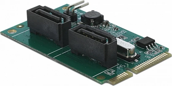 Kartelë PCIe në SATA DeLOCK 95264, 2x SATA 6 Gbit/s, RAID 0/1/SPAN