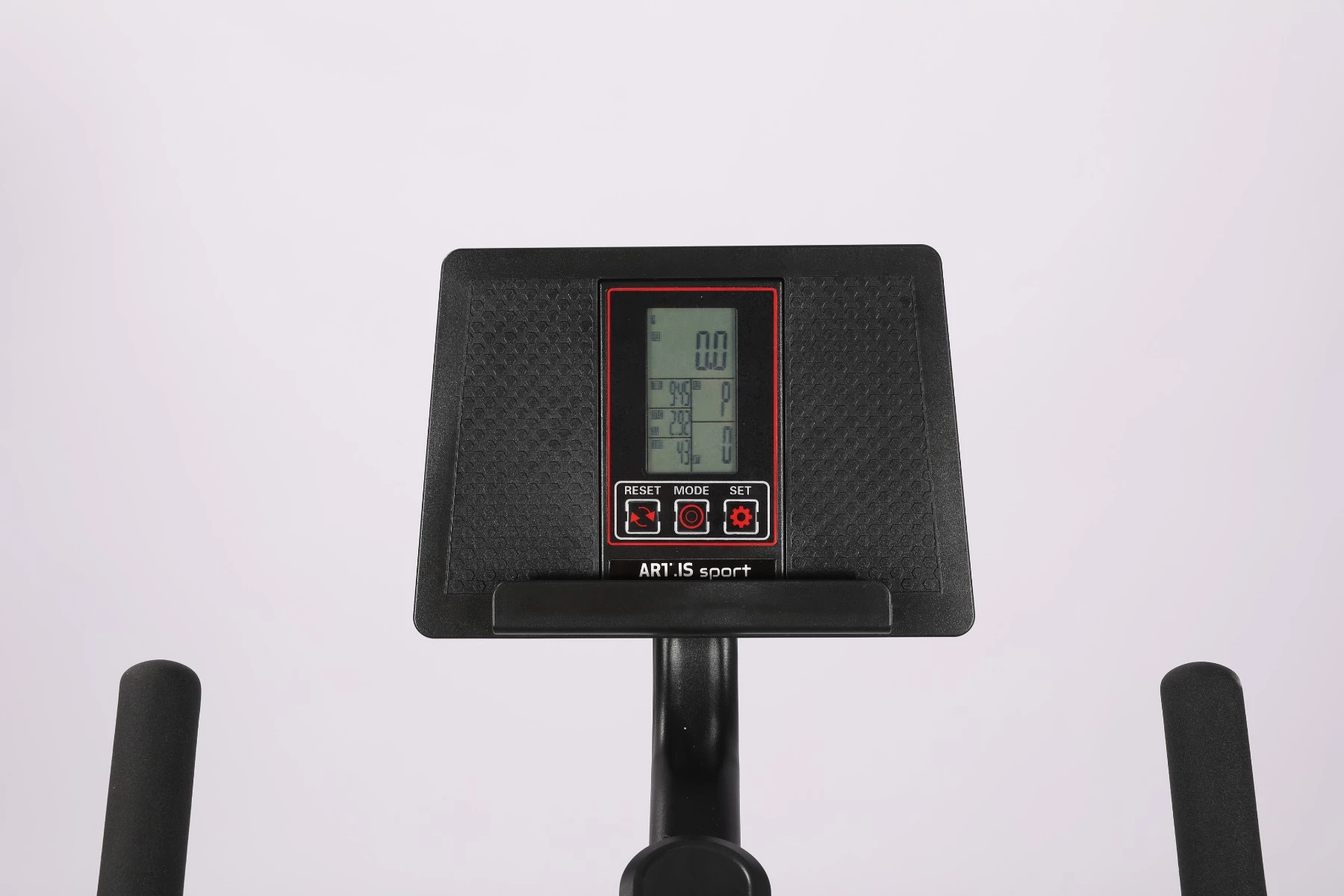 biçikletë statike indoor ART.IS sport Superior AS2 (AS8718), volant 8 kg, Bluetooth Kinomap/Zwift, deri 120 kg, e zezë/kuqe