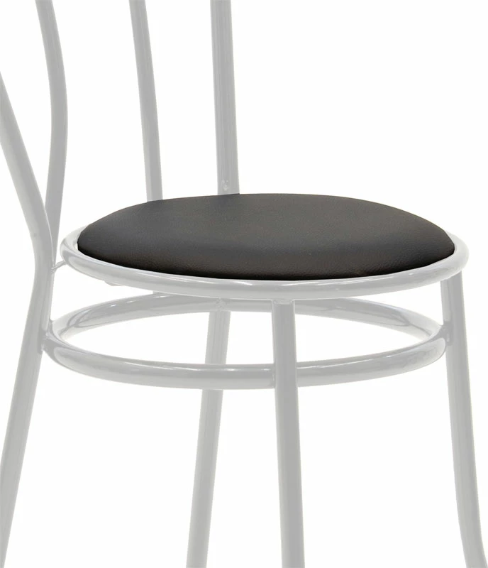 Karrige Vienna pu, metal, e zezë-bardhë