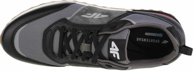 Këpucë casual për meshkuj 4F, gri/argjendtë