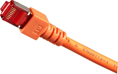 Kabllo rrjeti EFB Elektronik K5516.0,25, Cat6, 0.25 m, S/FTP, RJ45-RJ45, 5 Gbit/s, portokalli