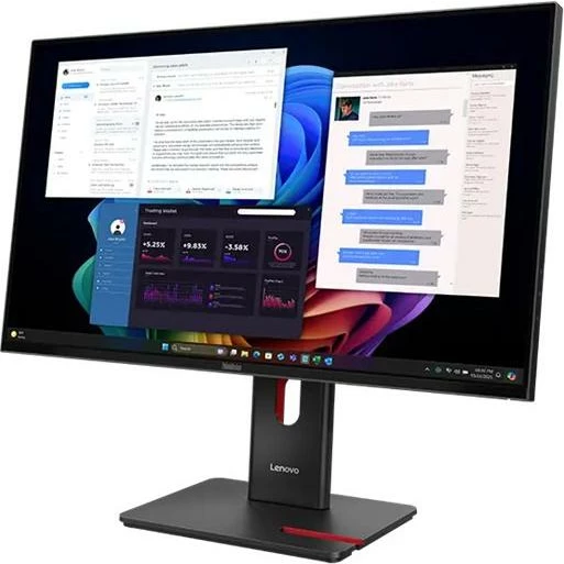 monitor Lenovo ThinkVision T27UD-40 T27UD40 27" LCD i rrafshët, seri T, zezë/ari