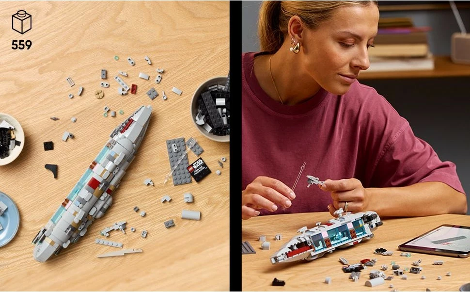 Set ndërtimi LEGO Star Wars Home One Starcruiser 75405, shumëngjyrësh