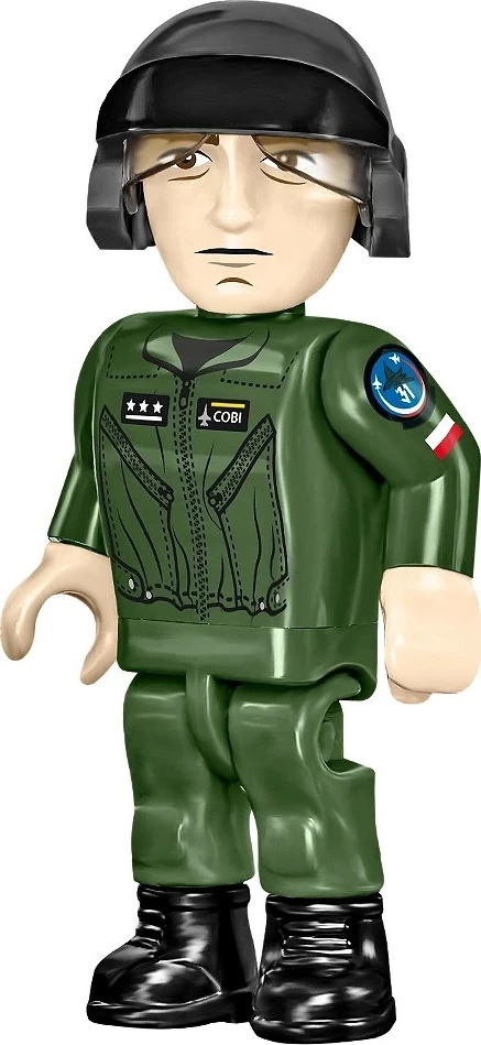 Set blloqesh ndërtimi, Cobi, F-16C Fighting Falcon COBI-5910, 463 pjesë, shkallë 1:48, me figurë pilot dhe bazament