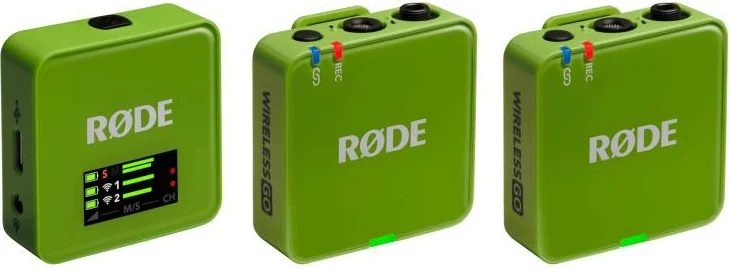 Mikrofon pa tela, RØDE Wireless GO III (WIGOGEN3GRE), rreze deri 260 m, jeshile, set