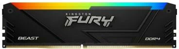 RAM Memorje Kingston FURY Beast DDR4 KF436C17BB2AK2/16 16GB (2x8GB) 3600MHz RGB, e zezë