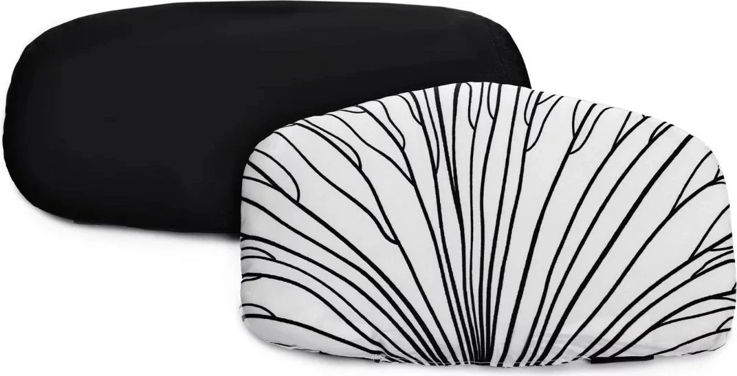 Jastëkë për karrige ushqimi Kinderkraft ENOCK, set 2 copë, e zezë dhe e bardhë