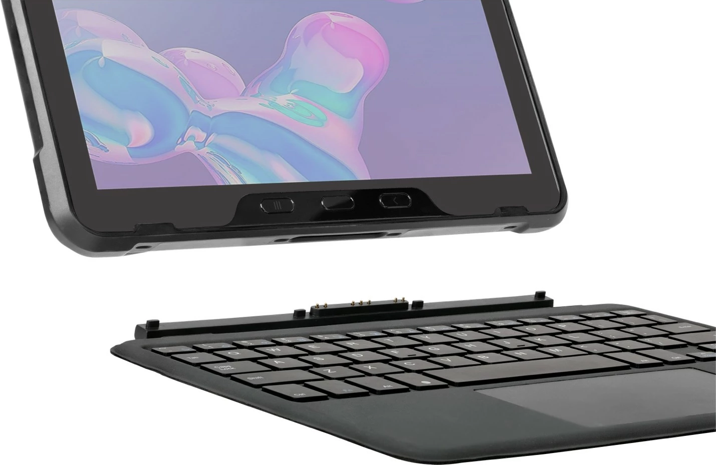 Tastierë magnetike Samsung GP-JKT636TGBBW me trackpad për Galaxy Tab Active4 Pro, QWERTY US English, e zezë