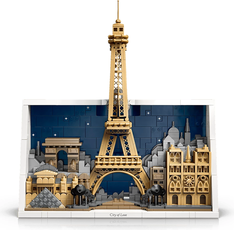 Set LEGO Architecture Paris – City of Love 21064, 958 copë