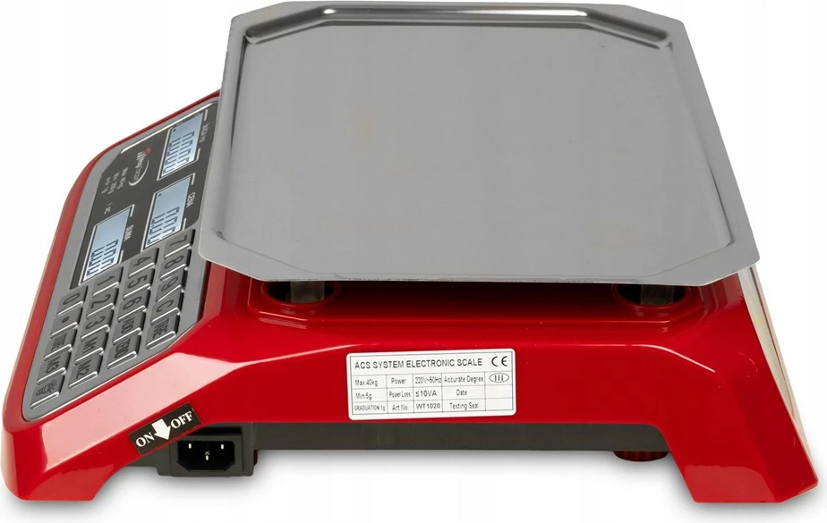 Peshore elektronike Wagi Tarczyn WT-1020, 40 kg, e kuqe