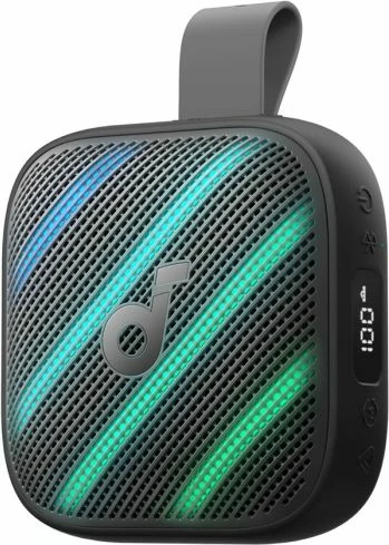 Altoparlant portativ Bluetooth Anker Soundcore Boom Go 3i 15W, IP68, 24h, 4800mAh, me drita, i zi
