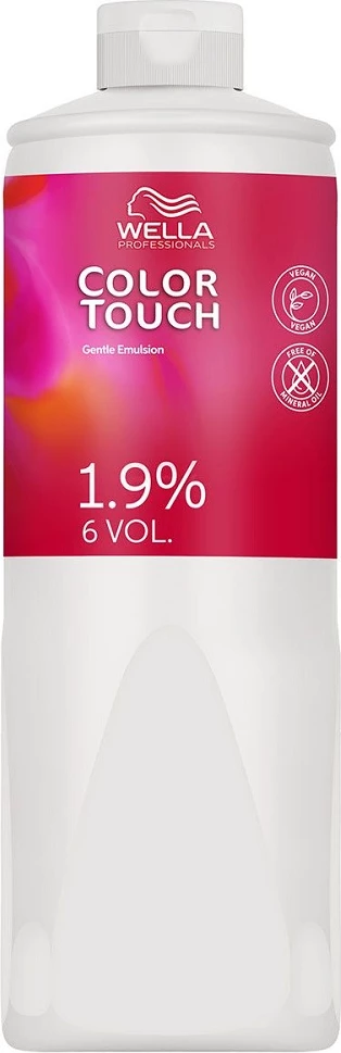 Emulsion oksiduese për bojë flokësh Wella Professionals Color Touch 1.9% për femra, 1000ml