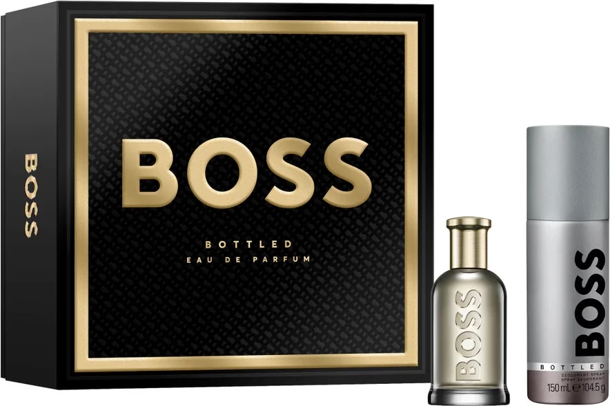 Set Eau de Parfum dhe deodorant për meshkuj Hugo Boss Bottled, 50ml + 150ml