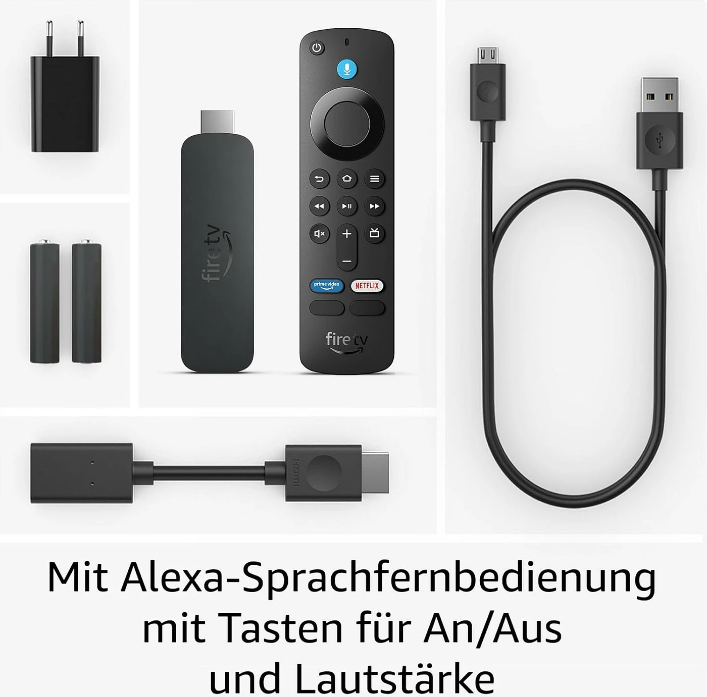 Media player Amazon Fire TV Stick 4K Plus, 8GB, Wi‑Fi 6, 4K UHD, i zi