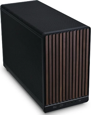 Kasë Lian Li A3-mATX Wood A3-mATX-WD, micro ATX/Mini-ITX, Micro Tower, e zezë/dru