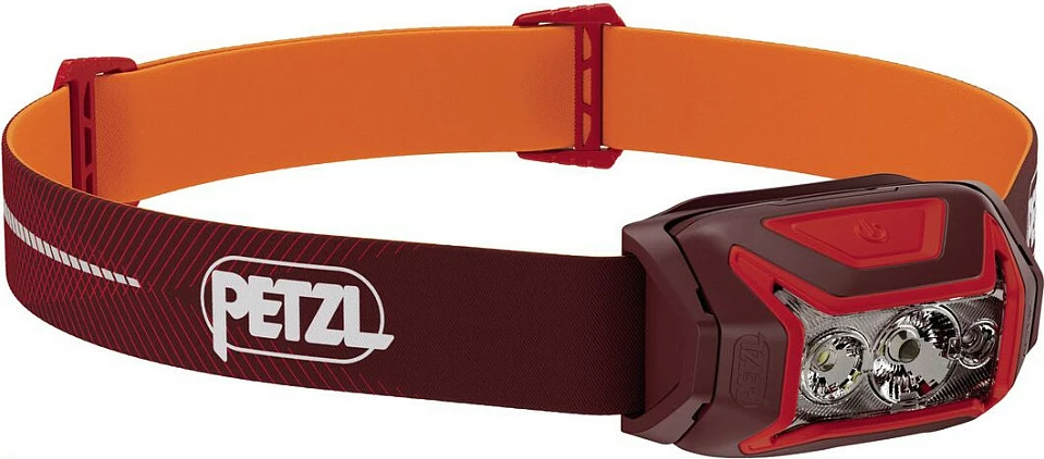 Lampë koke Petzl ACTIK CORE, 625 lm, bateri e rikarikueshme 1250 mAh, IPX4, e kuqe