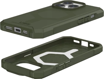 Mbështjellës UAG Essential Armor MagSafe për iPhone 15 Pro, i gjelbër
