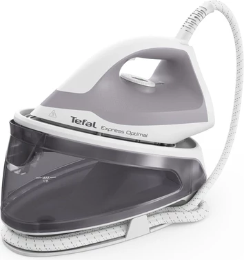 Stacion hekurosjeje me avull Tefal Express Optimal SV4111E0 2200W 1.2L pllakë qeramike Gri/Bardhë