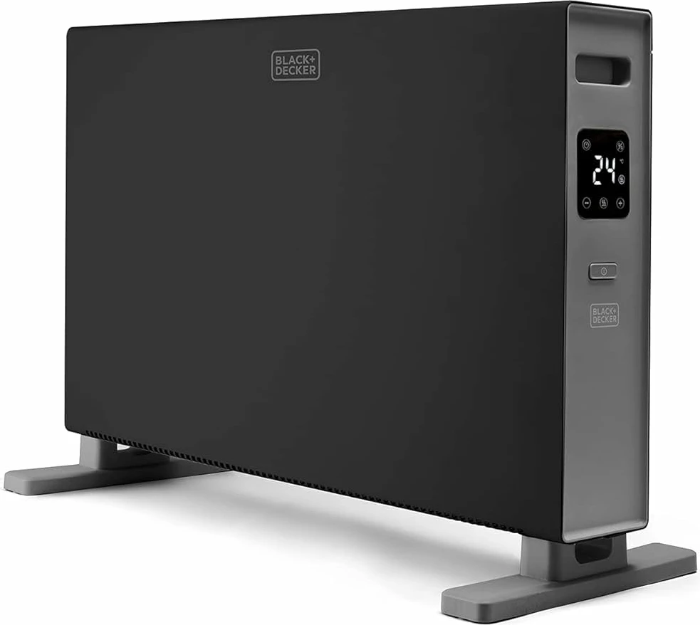 Ngrohës konvektor Black&Decker BXCSH2001E 1250W/2000W, LED display, timer 24h, auto shut-off, i zi 3