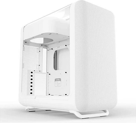 Kasë HYTE X50, Midi Tower, Tempered Glass, e bardhë