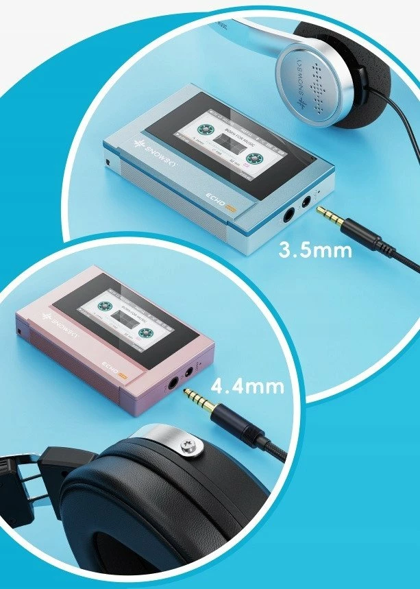 Player muzikor portativ Hi-Res FiiO SNOWSKY ECHO MINI 8GB, ekran 1.99\", Bluetooth 5.3, i zi