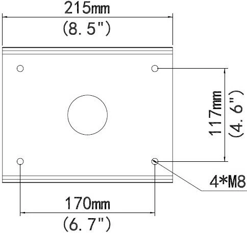 Mbajtës shtylle ALLNET për ALL-CAM2498-LEP