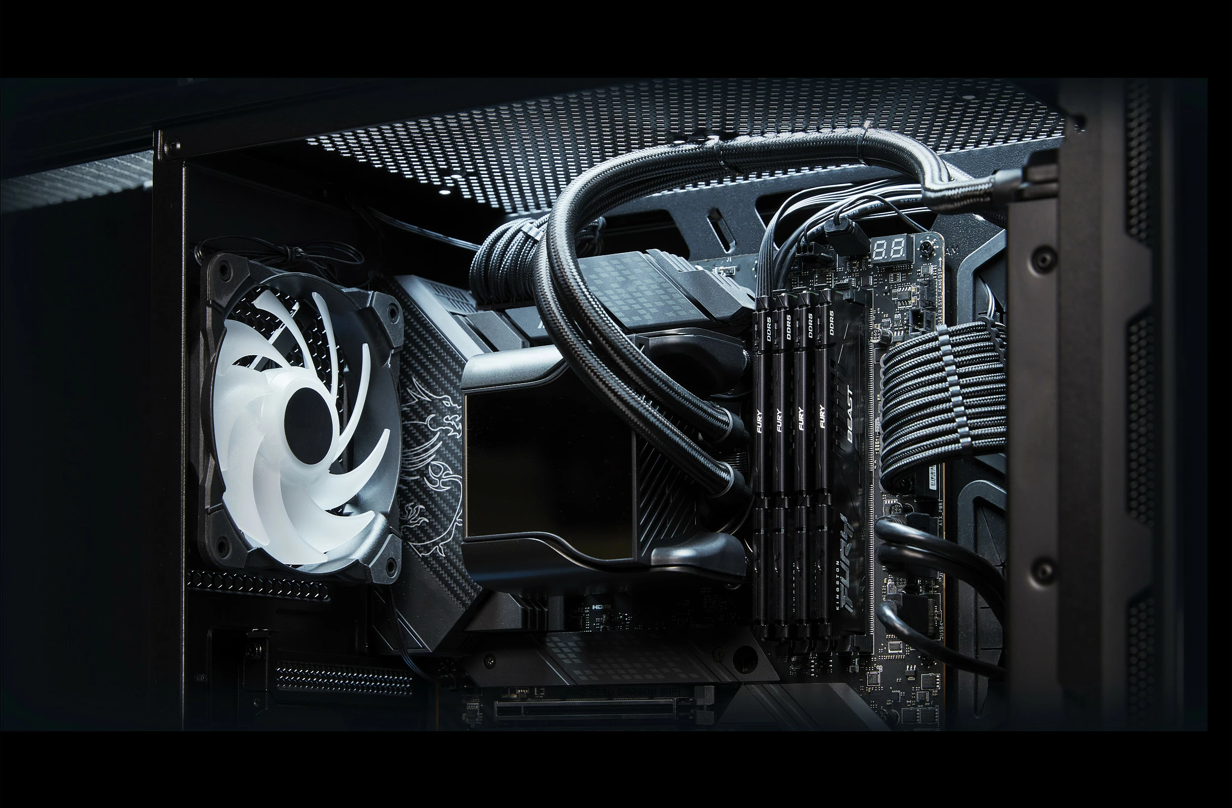 RAM Memorje Kingston FURY Beast 32GB 5200MT/s DDR5 CL40 DIMM, e zezë