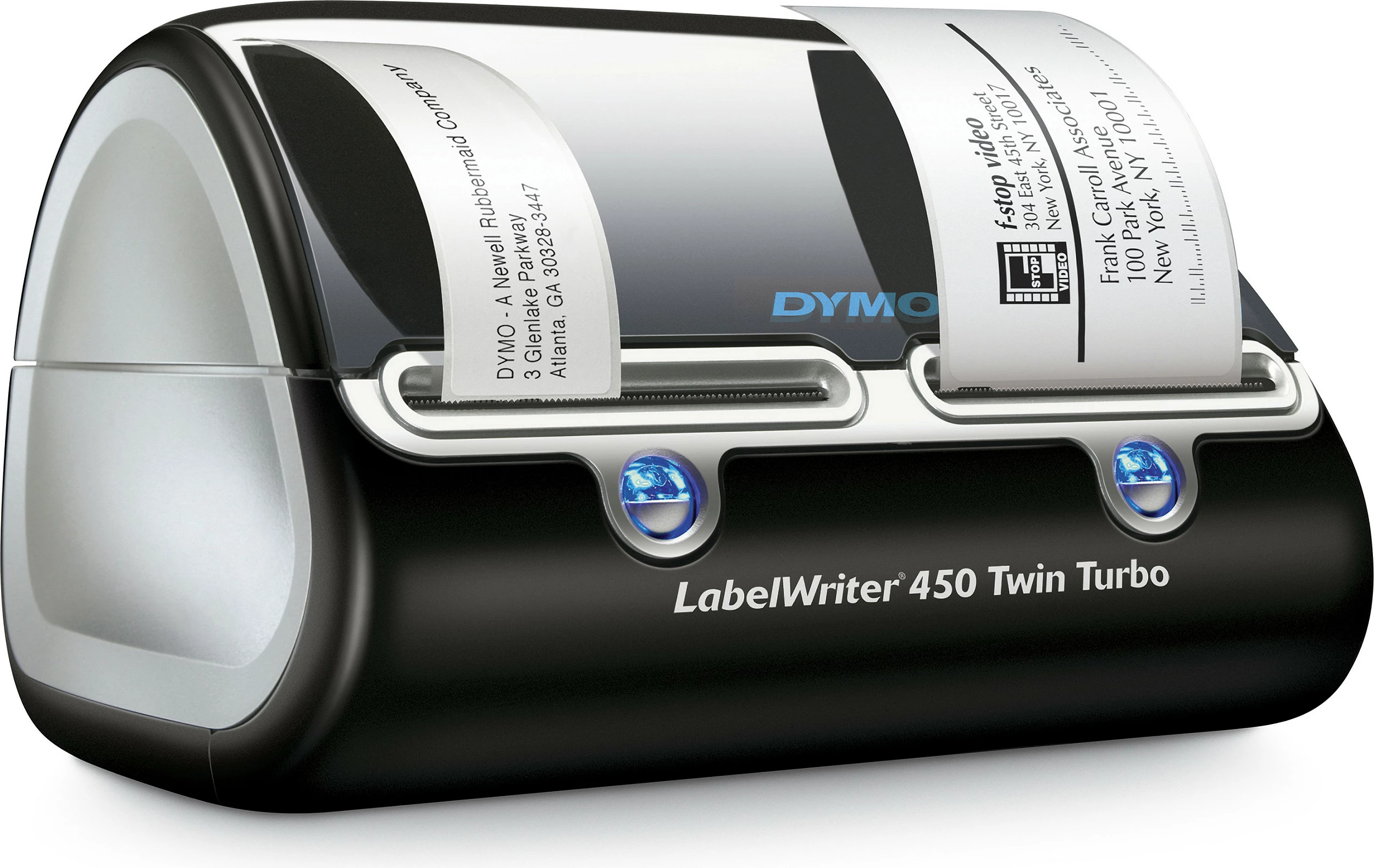 Printer etiketash Dymo LabelWriter 450 Twin Turbo, direct thermal, 600x300 DPI, zi/argjend