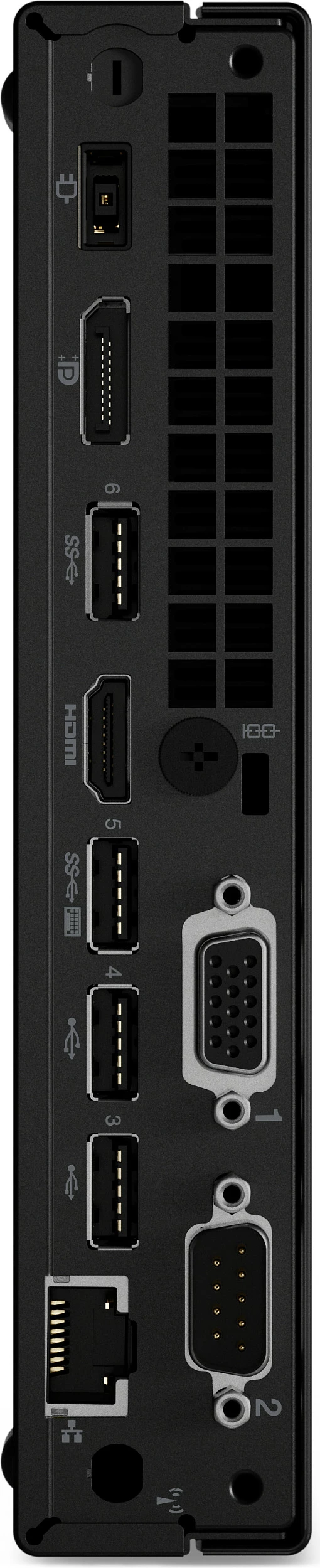 Kompjuter Mini PC Lenovo ThinkCentre M75q Gen 2, Ryzen 5 5600GE, 8GB RAM, 256GB NVMe, i zi