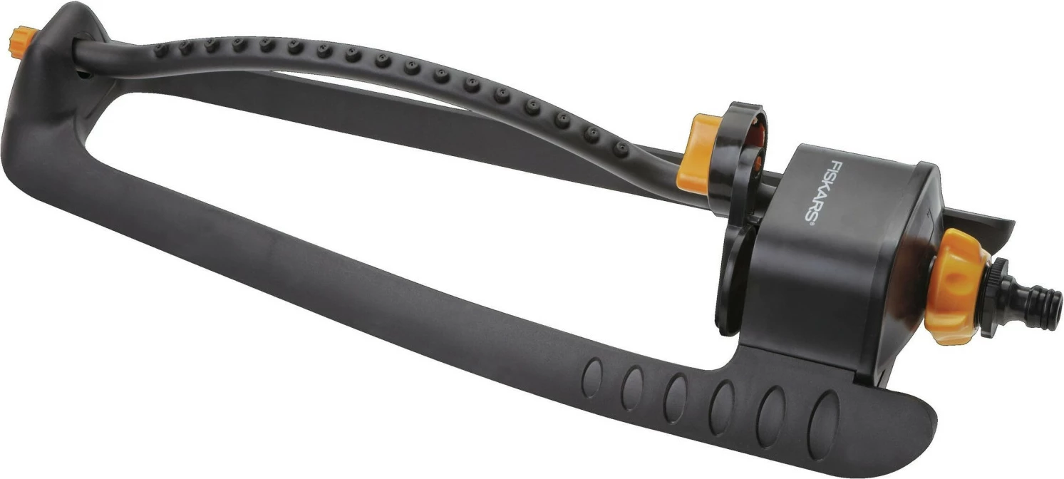 Spërkatës lëkundes Fiskars, zezë/ portokalli