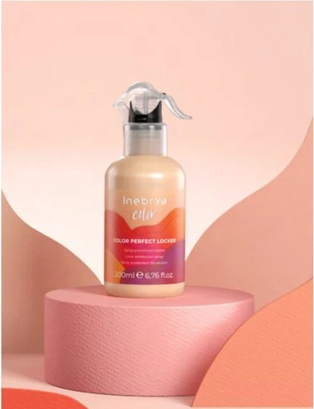 Sprej për flokë të Ngjyrosura Inebrya Color Perfect Locker, 200 ml