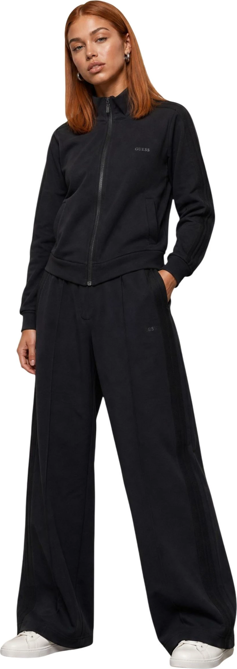 Duks për femra Guess Active Lyra High Neck Full V6YQ15 K4305, i zi [Madhësia: L]